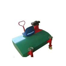 Lawn grass silk carding machine electrically start the diesel drive artificial straw carding machine for sale